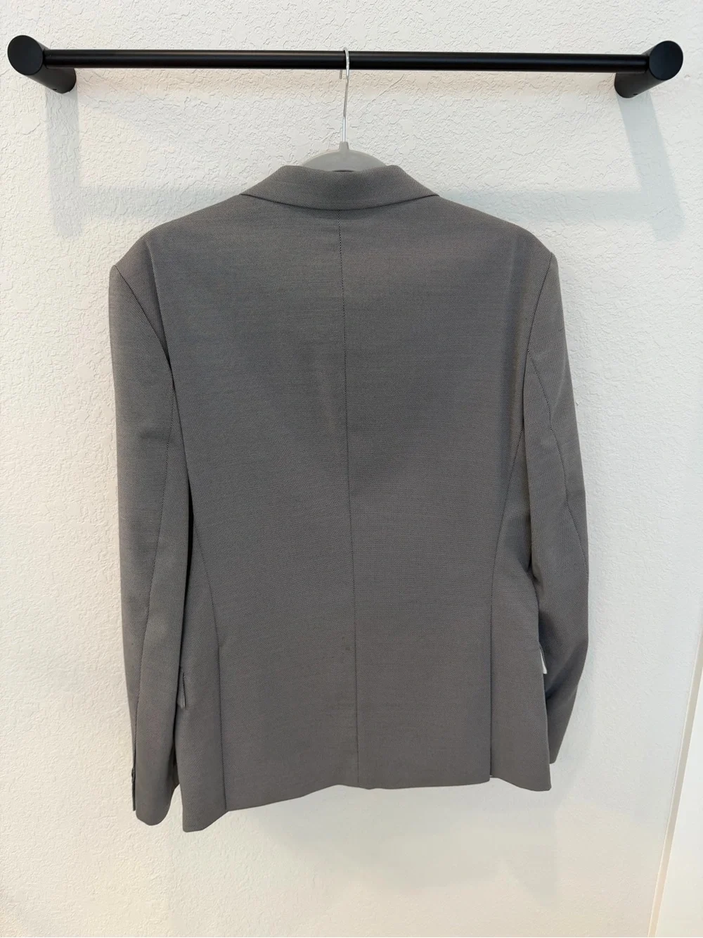 Zara Light Gray Slim Fit Two-Piece Suit